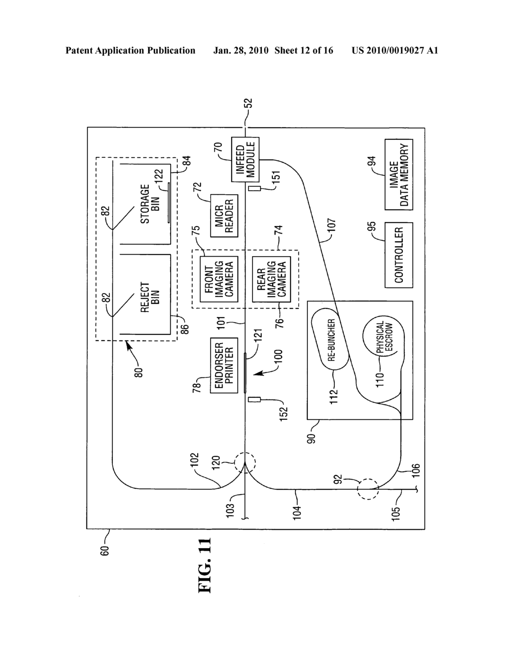 Methods of processing a last check of a bunch of checks deposited at a self-service terminal during a bunch-check deposit transaction - diagram, schematic, and image 13