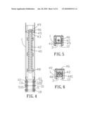 Support arm structure with elastic force adjustment arrangement diagram and image