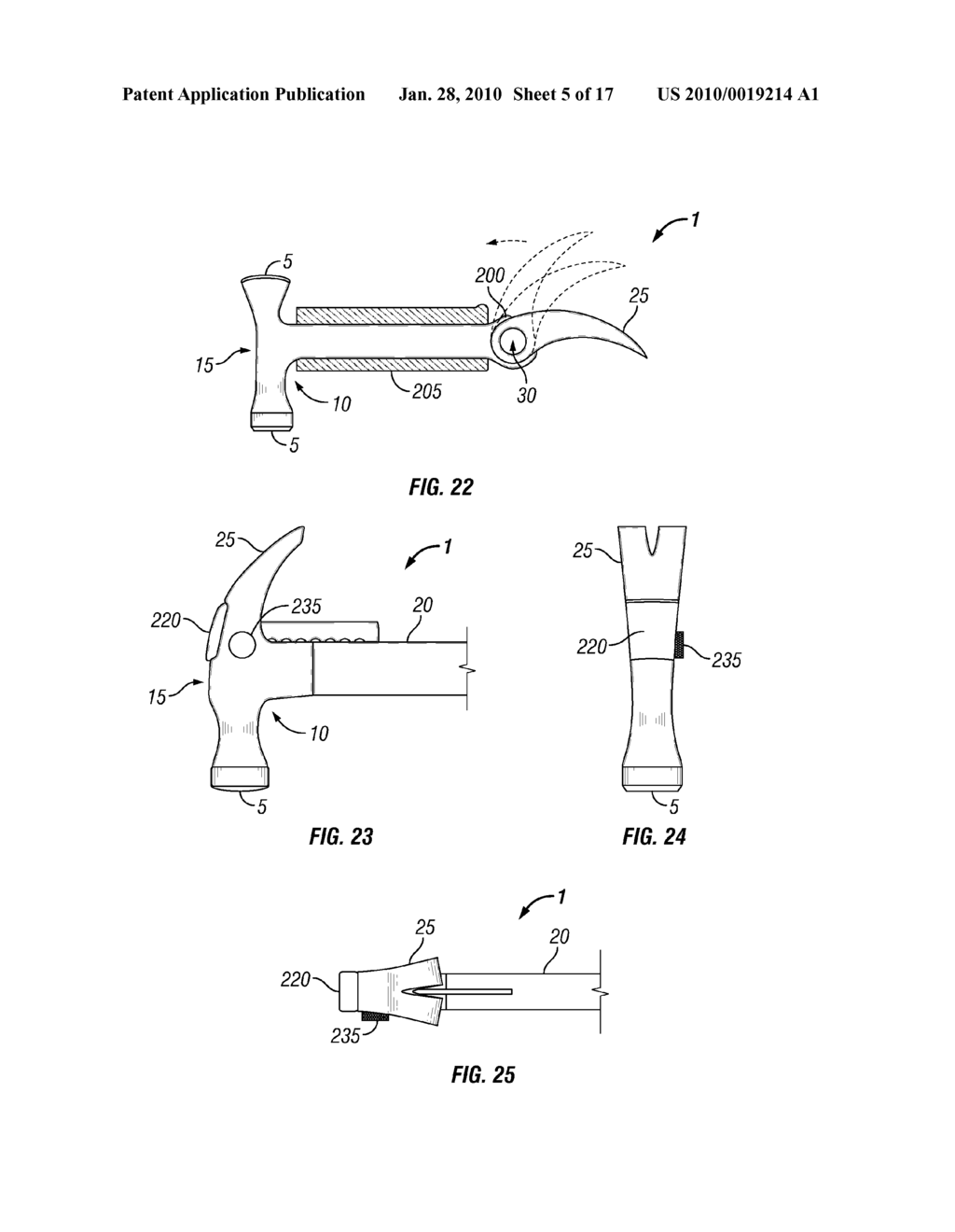 HAMMER AND CROWBAR WITH ADJUSTABLE CLAW - diagram, schematic, and image 06