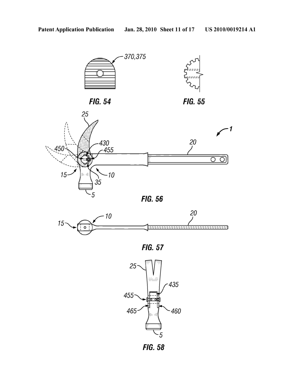 HAMMER AND CROWBAR WITH ADJUSTABLE CLAW - diagram, schematic, and image 12