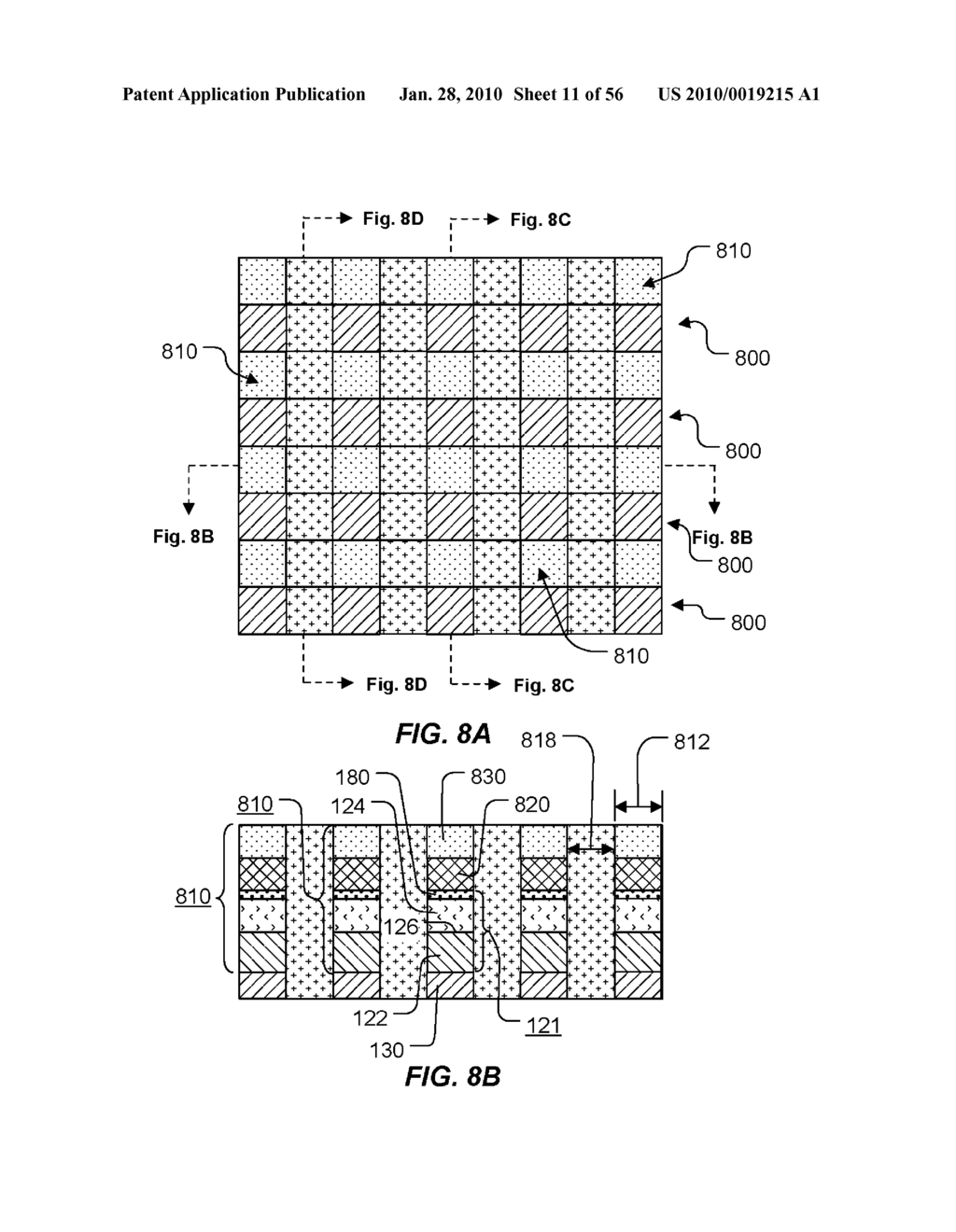 MUSHROOM TYPE MEMORY CELL HAVING SELF-ALIGNED BOTTOM ELECTRODE AND DIODE ACCESS DEVICE - diagram, schematic, and image 12