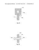 Cell of Semiconductor Device Having Sub-Wavelength-Sized Gate Electrode Conductive Structures Formed from Rectangular Shaped Gate Electrode Layout Features and Equal Number of PMOS and NMOS Transistors diagram and image