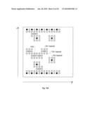 Cell of Semiconductor Device Having Sub-Wavelength-Sized Gate Electrode Conductive Structures Formed from Rectangular Shaped Gate Electrode Layout Features and Equal Number of PMOS and NMOS Transistors diagram and image