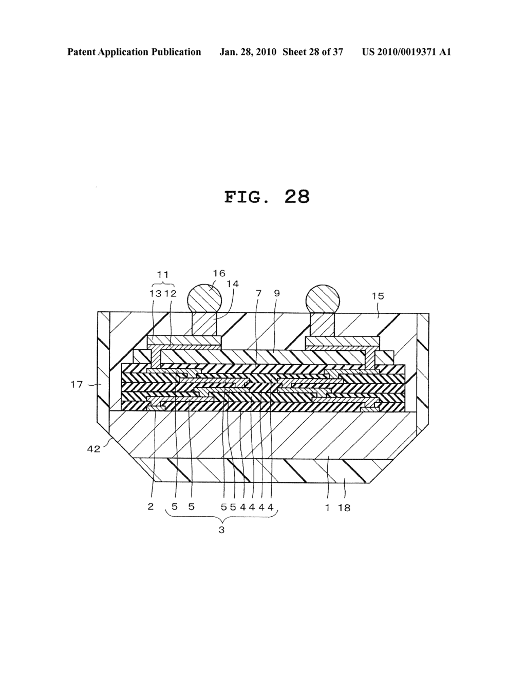 SEMICONDUCTOR DEVICE CAPABLE OF SUPPRESSING WARPING IN A WAFER STATE AND MANUFACTURING METHOD THEREOF - diagram, schematic, and image 29