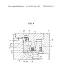 CLAMPING DEVICE OF INDEXING DEVICE FOR MACHINE TOOL diagram and image