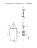 Trailer with adjustable elevation diagram and image