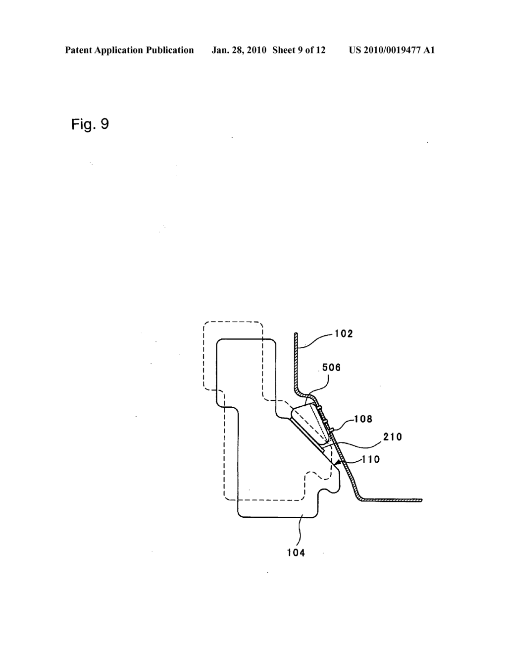 Impact Reducing Structure of Vehicle - diagram, schematic, and image 10