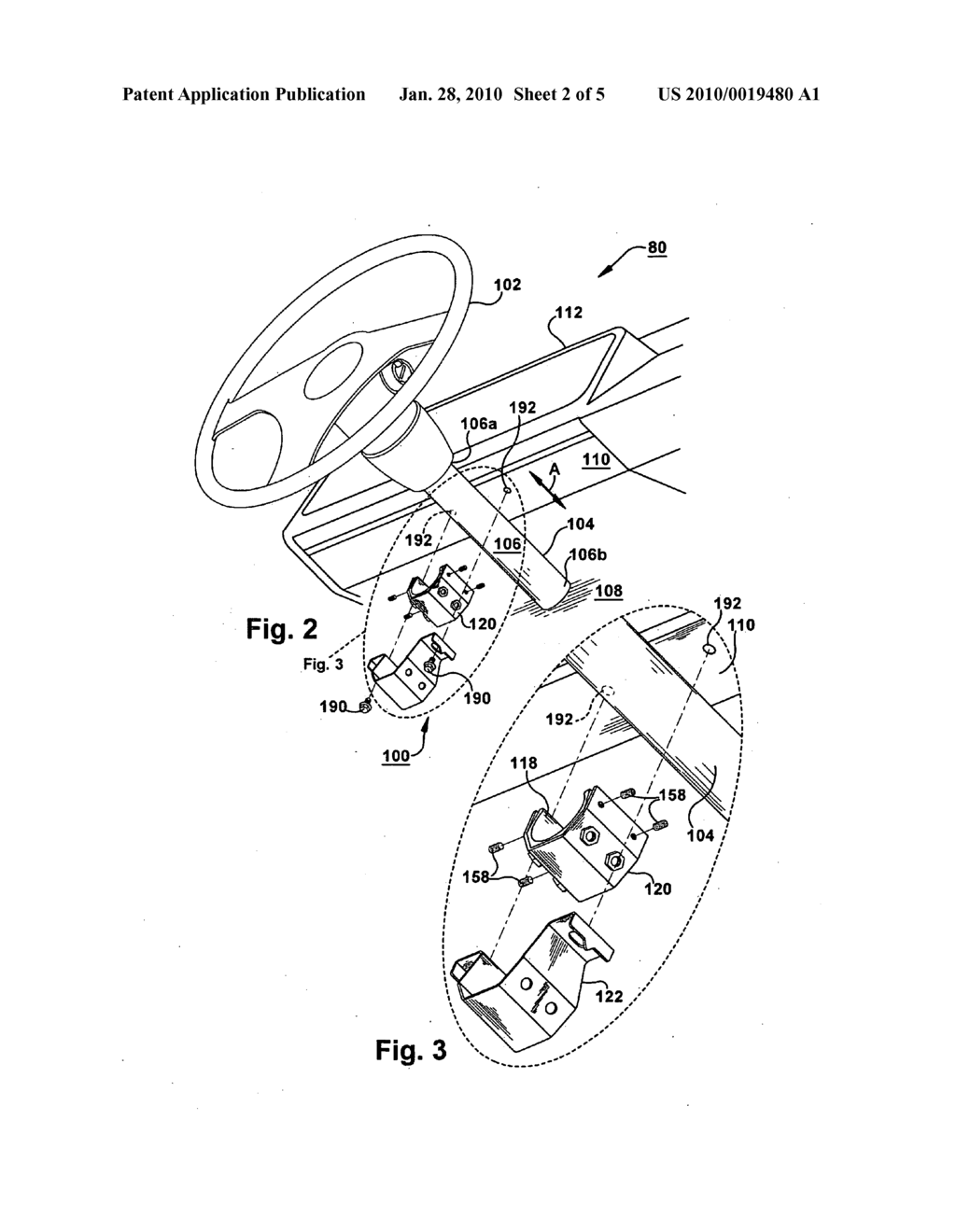 STEERING COLUMN ATTACHMENT ASSEMBLY - diagram, schematic, and image 03