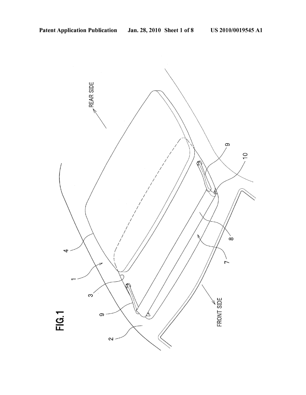 DEFLECTOR OF SLIDING ROOF - diagram, schematic, and image 02