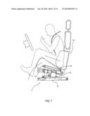 Vehicle occupant protection system by pivoting seats upward in case of a crash diagram and image