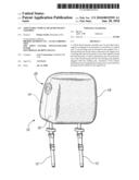 ADJUSTABLE VEHICLE HEAD RESTRAINT ASSEMBLY diagram and image