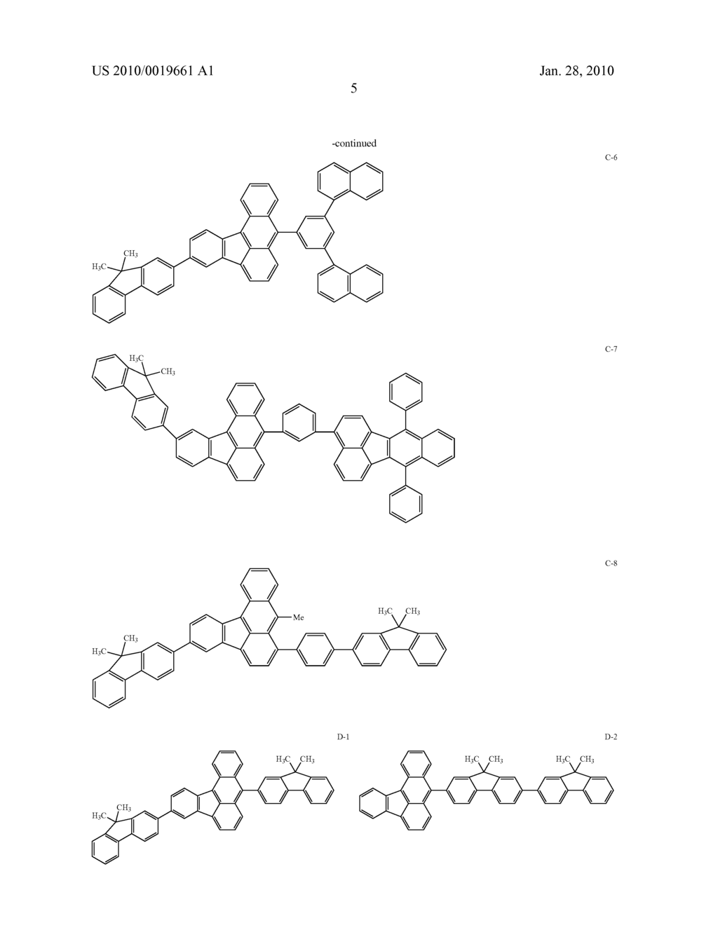 BENZO[a]FLUORANTHENE COMPOUND AND ORGANIC LIGHT EMITTING DEVICE USING THE SAME - diagram, schematic, and image 09