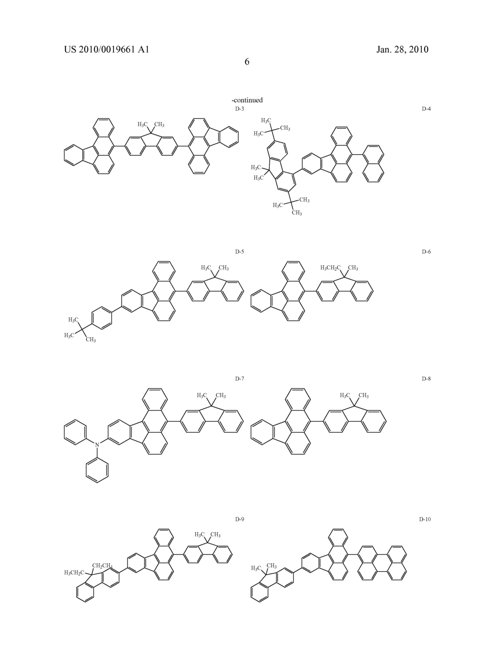 BENZO[a]FLUORANTHENE COMPOUND AND ORGANIC LIGHT EMITTING DEVICE USING THE SAME - diagram, schematic, and image 10