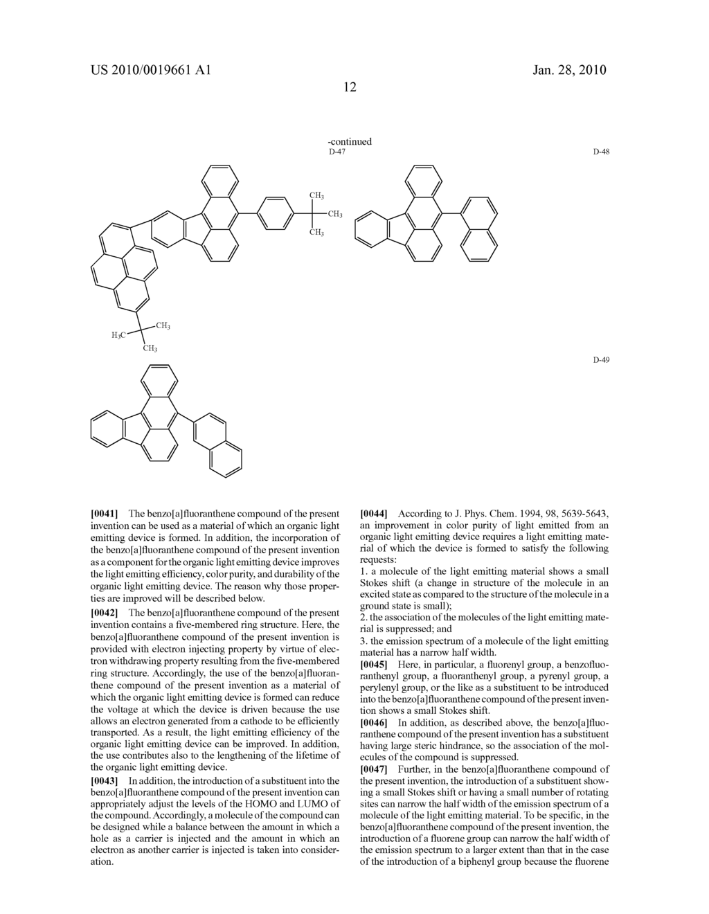 BENZO[a]FLUORANTHENE COMPOUND AND ORGANIC LIGHT EMITTING DEVICE USING THE SAME - diagram, schematic, and image 16