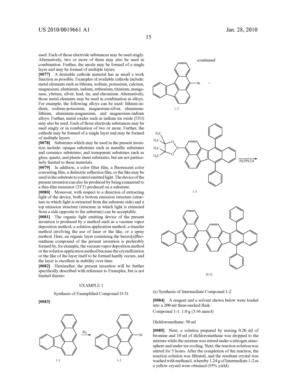 BENZO[a]FLUORANTHENE COMPOUND AND ORGANIC LIGHT EMITTING DEVICE USING THE SAME - diagram, schematic, and image 19