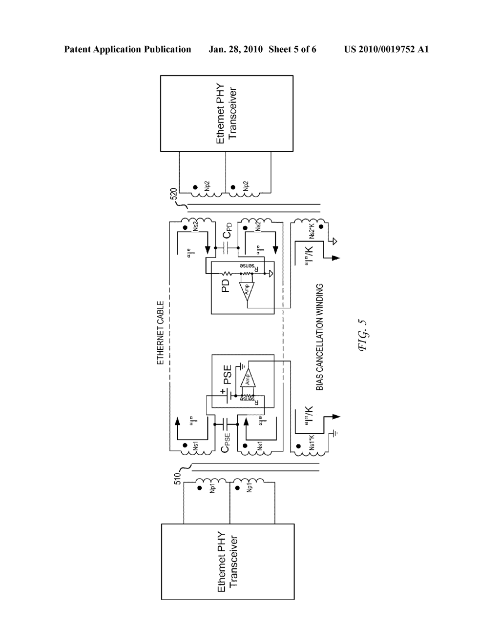 SYSTEM AND METHOD FOR ENABLING POWER APPLICATIONS OVER A SINGLE COMMUNICATION WIRE PAIR - diagram, schematic, and image 06