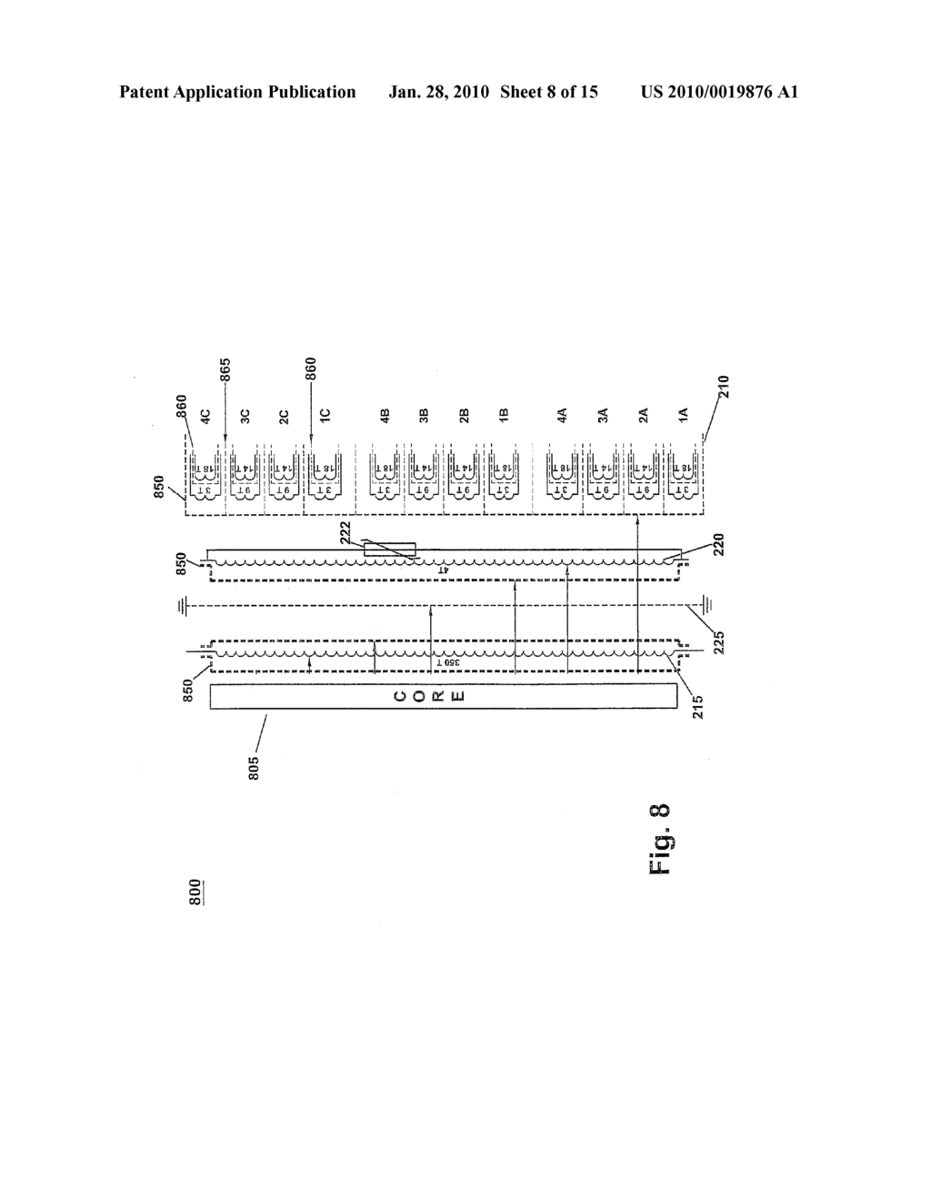 TRANSIENT VOLTAGE AND HARMONIC CURRENTS QUASHING (THQ) TRANSFORMERS, TRANSFORMER WINDING TOPOLOGY, AND METHOD OF MAKING THE SAME - diagram, schematic, and image 09