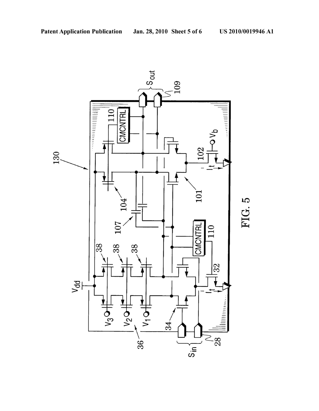 Amplifier networks with controlled common-mode level and converter systems for use therewith - diagram, schematic, and image 06