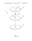 Flat antenna structure diagram and image