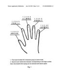 System and Method for Typing Using Fingerprint Recognition System diagram and image