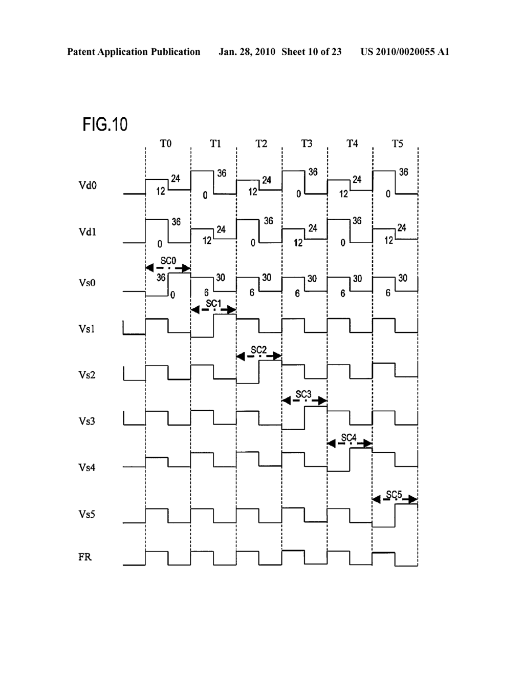 DISPLAY DEVICE DRIVING METHOD AND DISPLAY DEVICE - diagram, schematic, and image 11