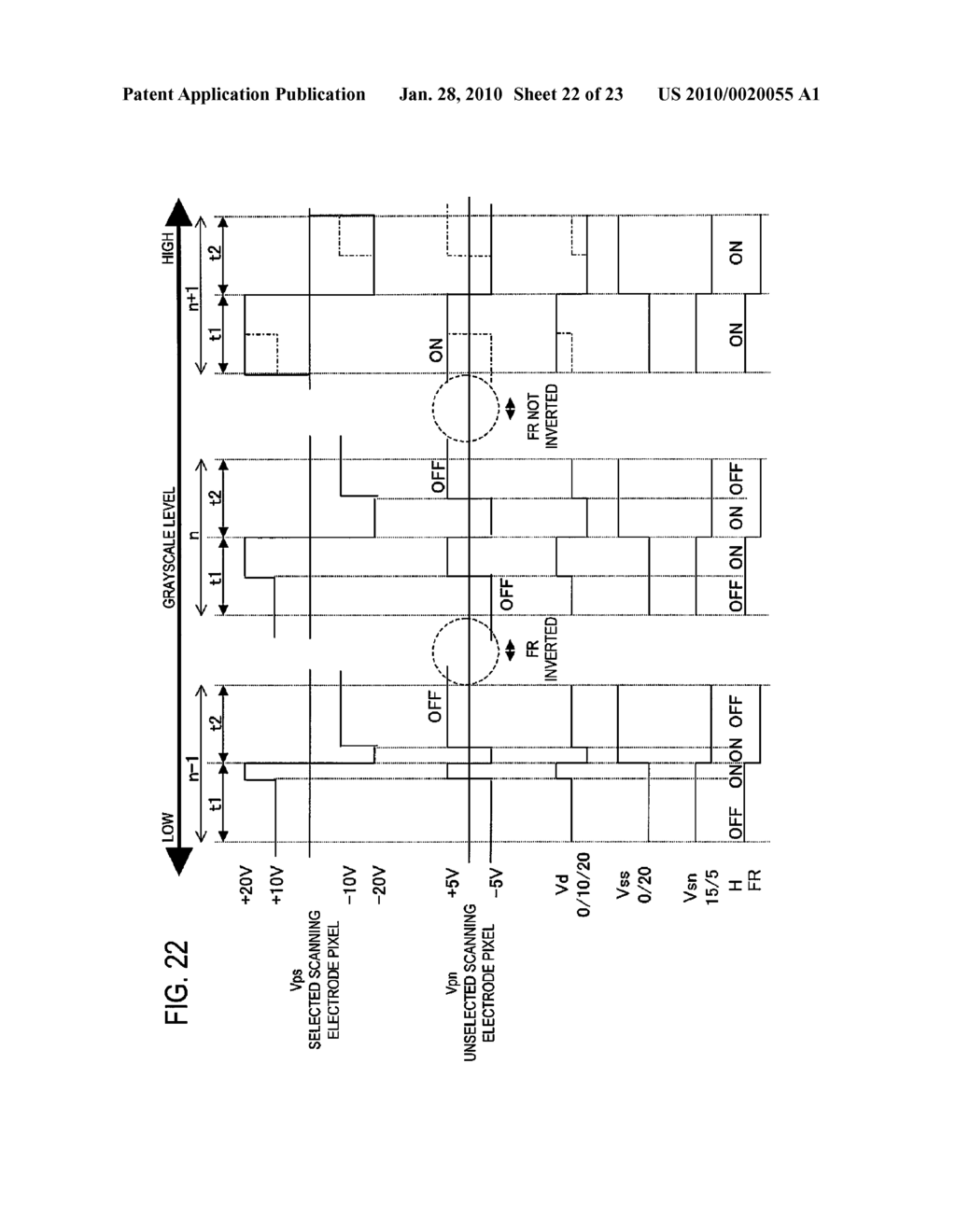 DISPLAY DEVICE DRIVING METHOD AND DISPLAY DEVICE - diagram, schematic, and image 23