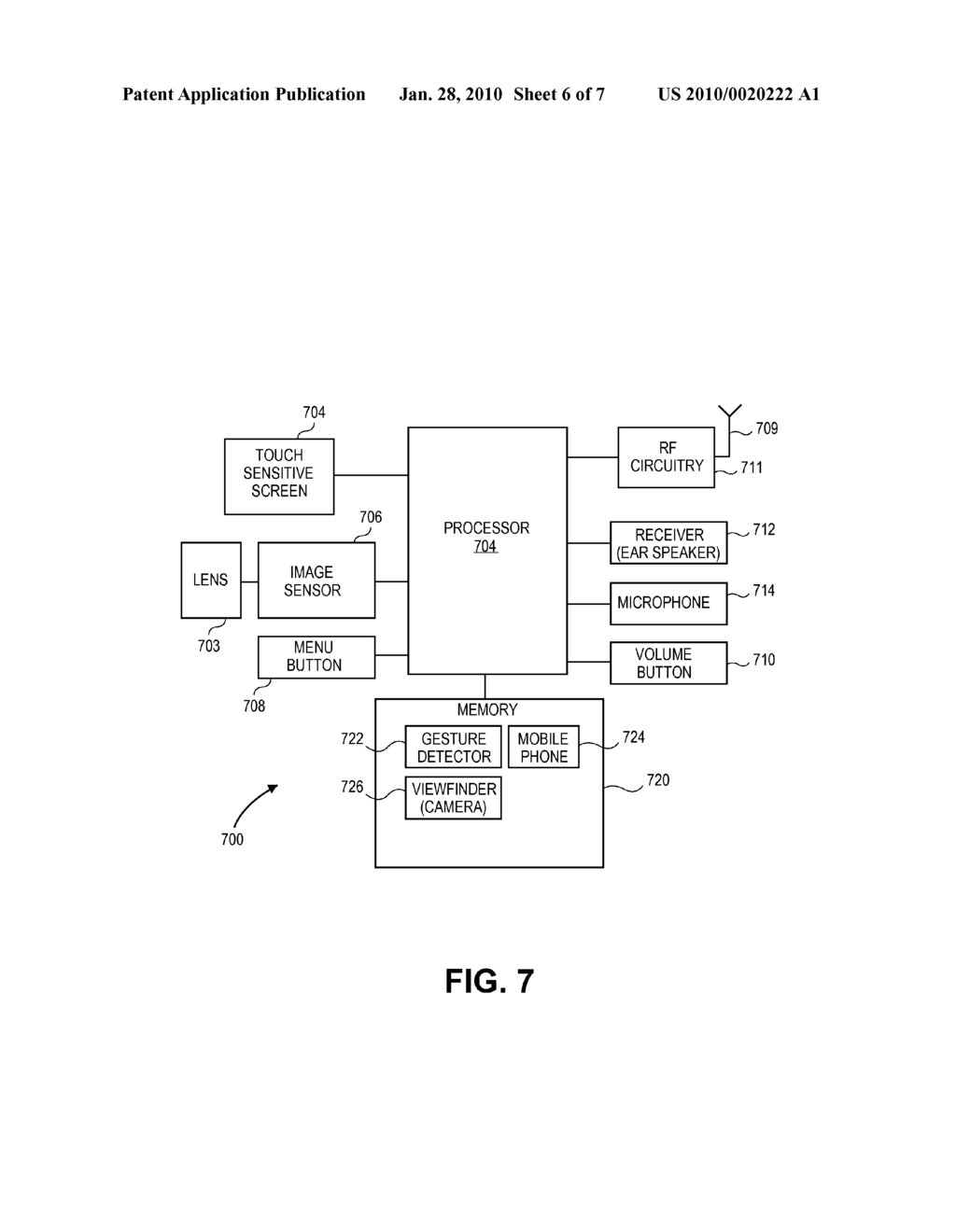 Image Capturing Device with Touch Screen for Adjusting Camera Settings - diagram, schematic, and image 07