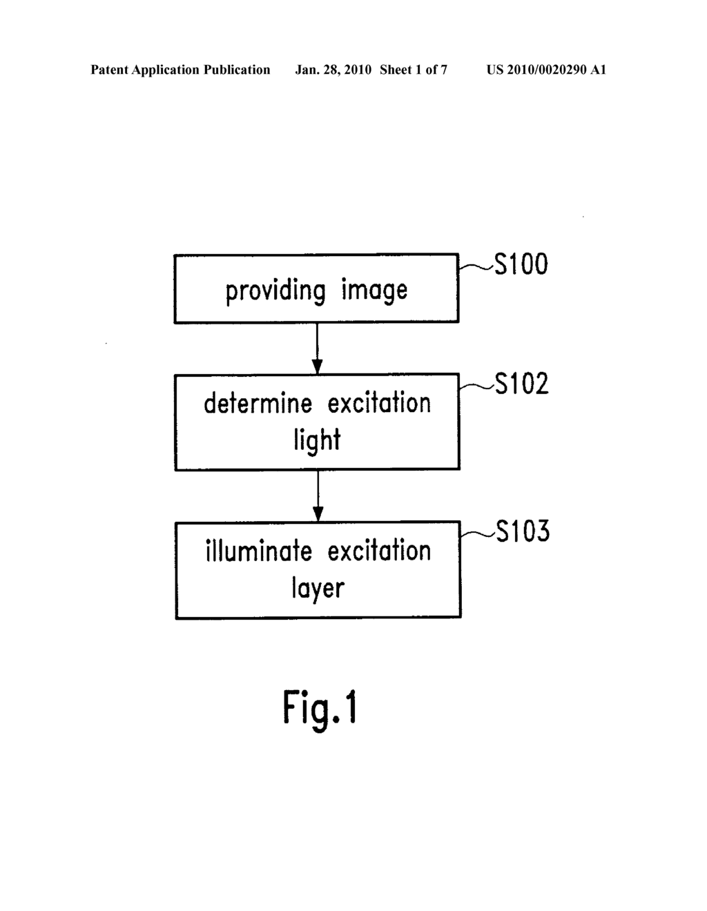 METHOD FOR IMAGE PROJECTION, IMAGE PROJECTION APPARATUS AND IMAGE PROJECTION SCREEN - diagram, schematic, and image 02