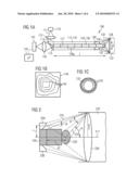 REFRACTIVE PRODUCTION OF A CONCENTRICALLY FANNED STRUCTURED BUNDLE OF LIGHT BEAMS, OPTICAL, MEASURING DEVICE WITH REFRACTIVE DEFECTION ELEMENT diagram and image