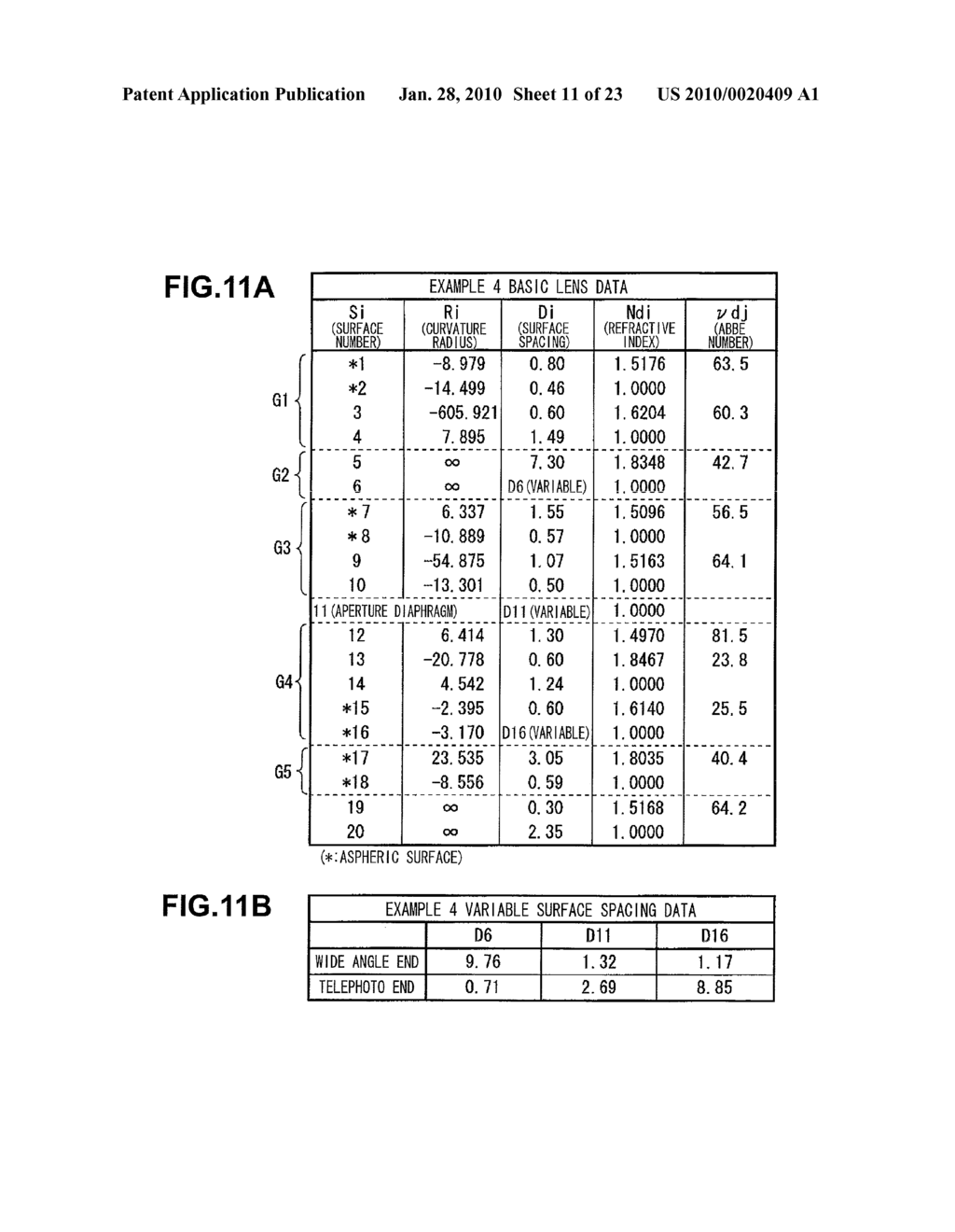 ZOOM LENS, IMAGING APPARATUS AND MOBILE PHONE - diagram, schematic, and image 12