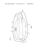 HANDLE ASSEMBLY WITH CONTROLLED LIGHT DISTRIBUTION diagram and image