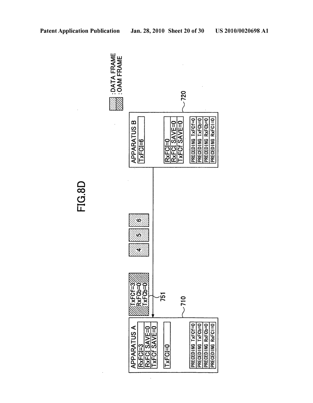 Communication apparatus and OAM frame transmission method - diagram, schematic, and image 21