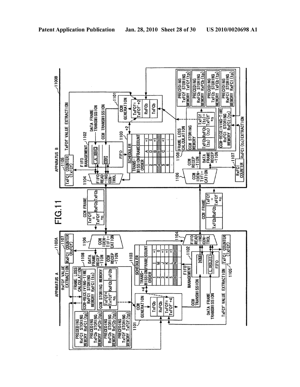 Communication apparatus and OAM frame transmission method - diagram, schematic, and image 29