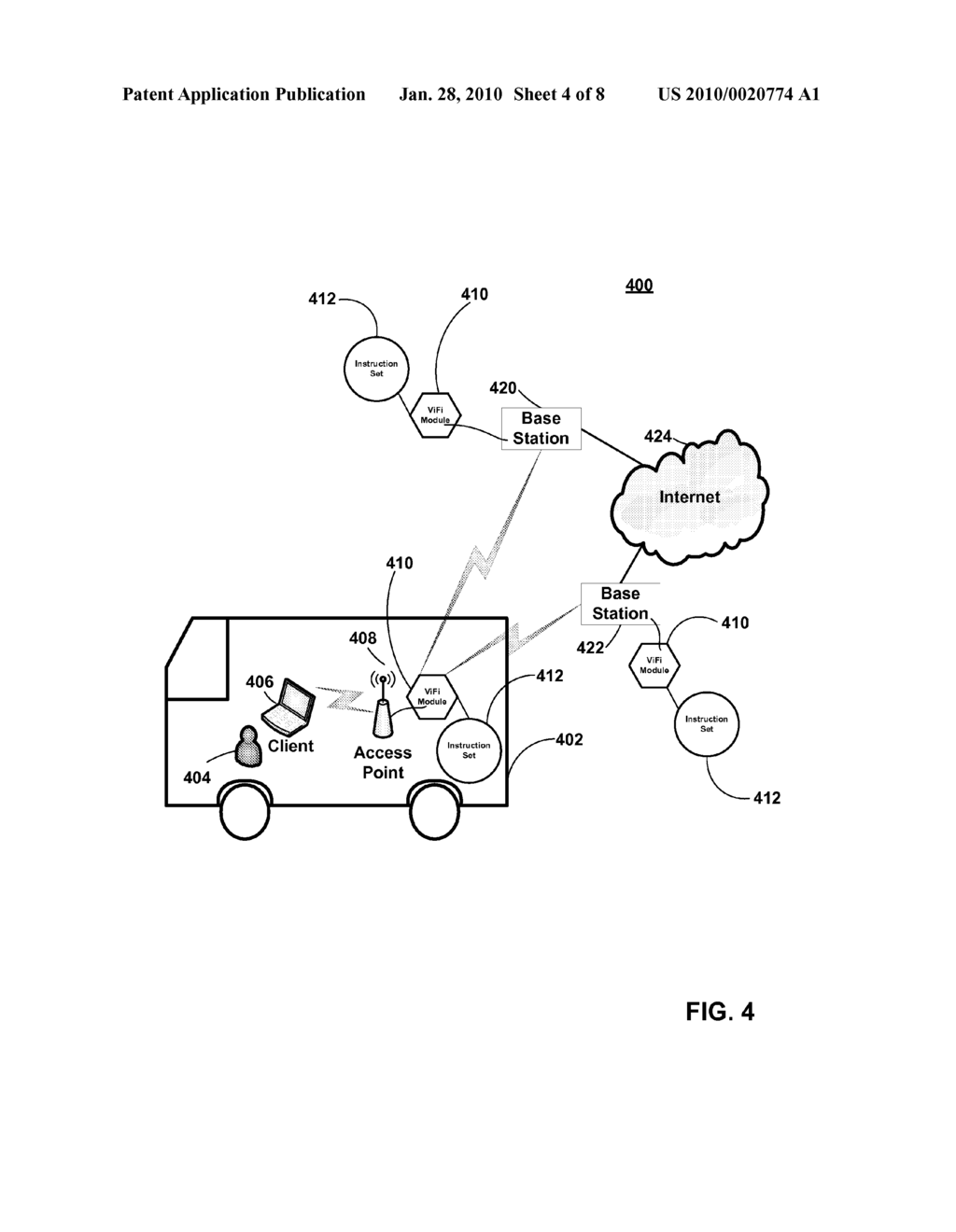 INTERACTIVE WiFi CONNECTIVITY FOR MOVING VEHICLES - diagram, schematic, and image 05