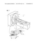 Method for differentiating and displaying moving and stationary heart regions of a patient in X-ray CT diagram and image