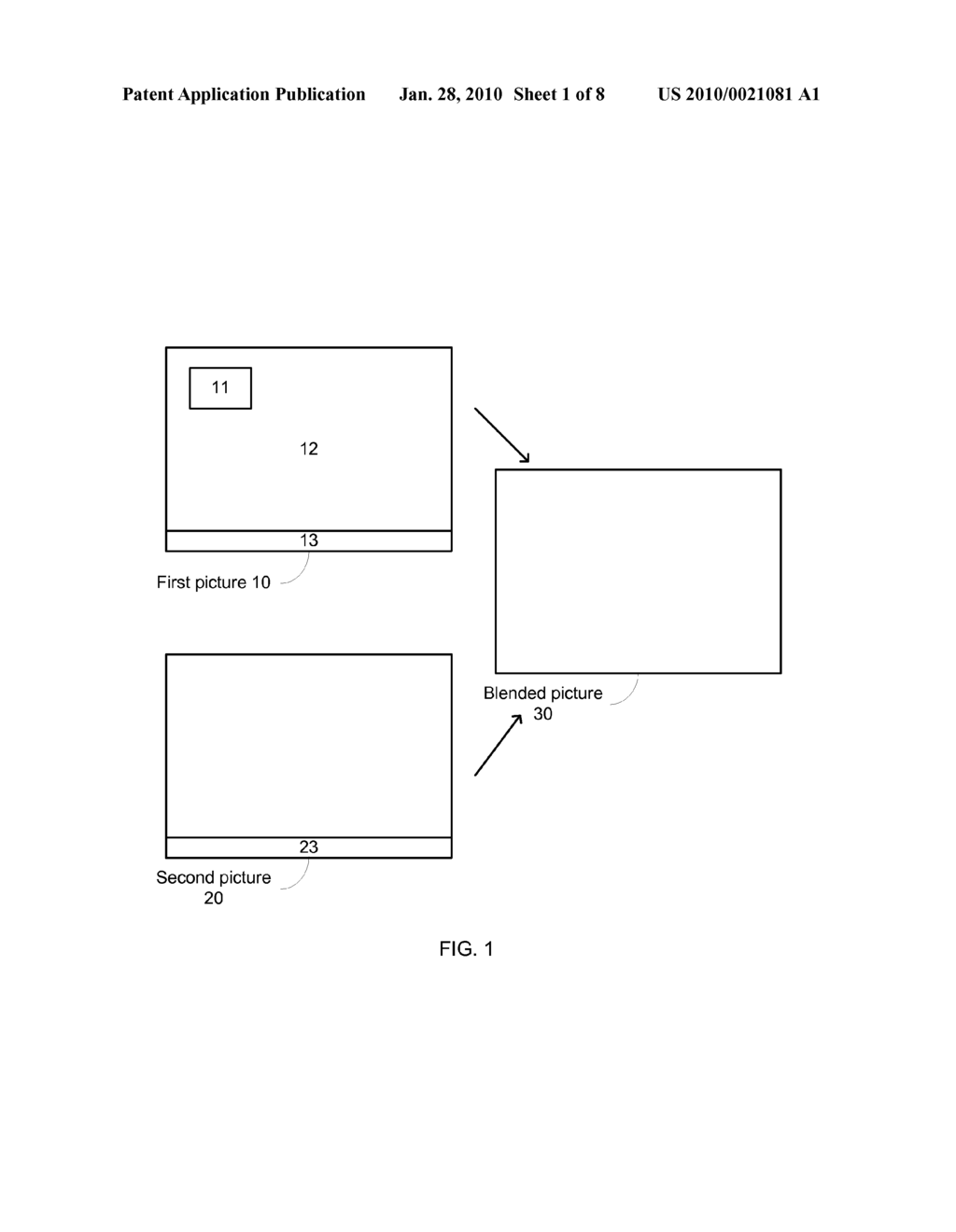 SYSTEM AND METHOD FOR PROVIDING A BLENDED PICTURE - diagram, schematic, and image 02