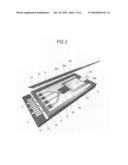 Optical device diagram and image