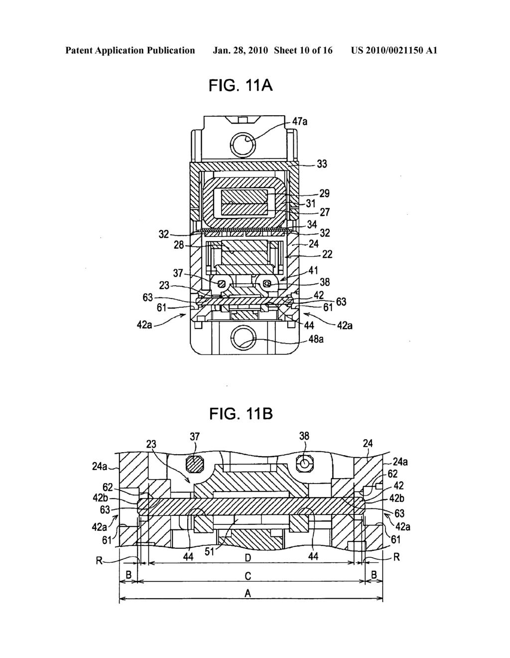 Image blur correction unit, lens barrel device, and camera apparatus - diagram, schematic, and image 11