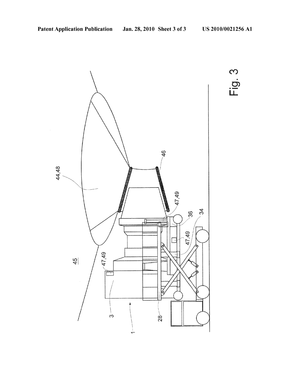 Transport and assembly vehicle for a component module - diagram, schematic, and image 04