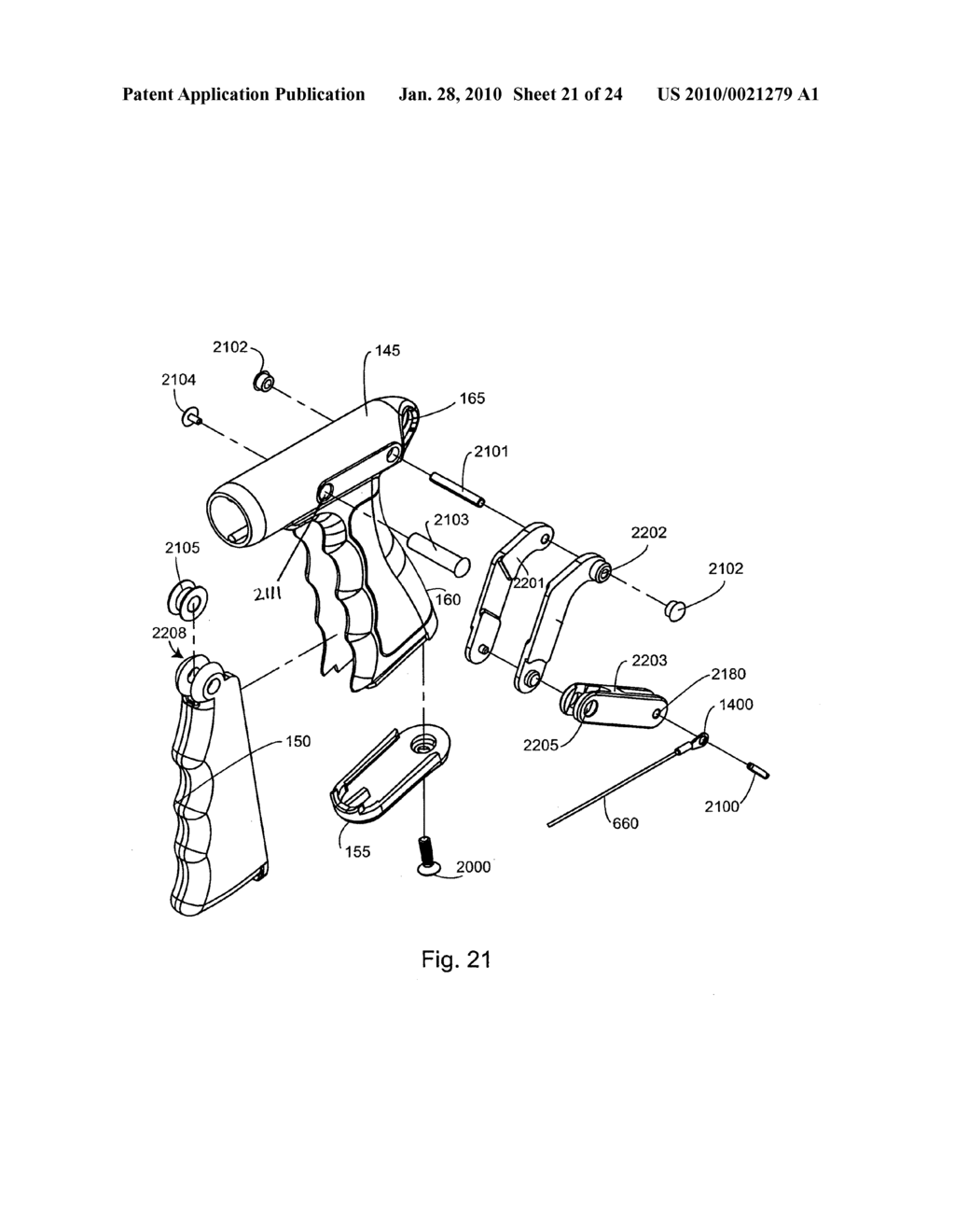 Pick up device with telescoping tube - diagram, schematic, and image 22