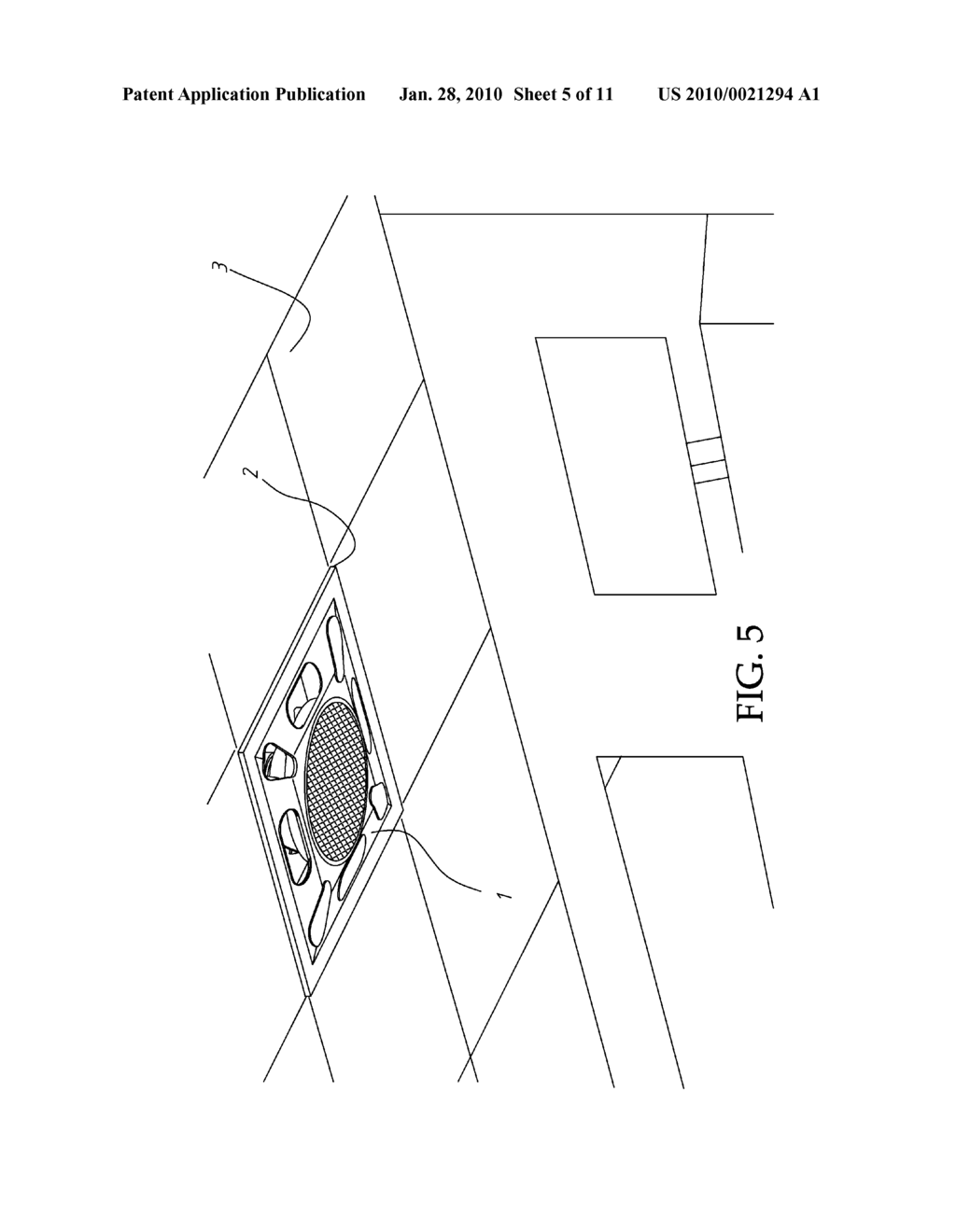 FAN STRUCTURE FOR MOUNTING IN A LIGHT STEEL STRUCTURE OF A CEILING - diagram, schematic, and image 06