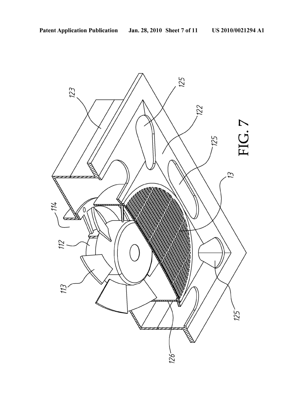 FAN STRUCTURE FOR MOUNTING IN A LIGHT STEEL STRUCTURE OF A CEILING - diagram, schematic, and image 08