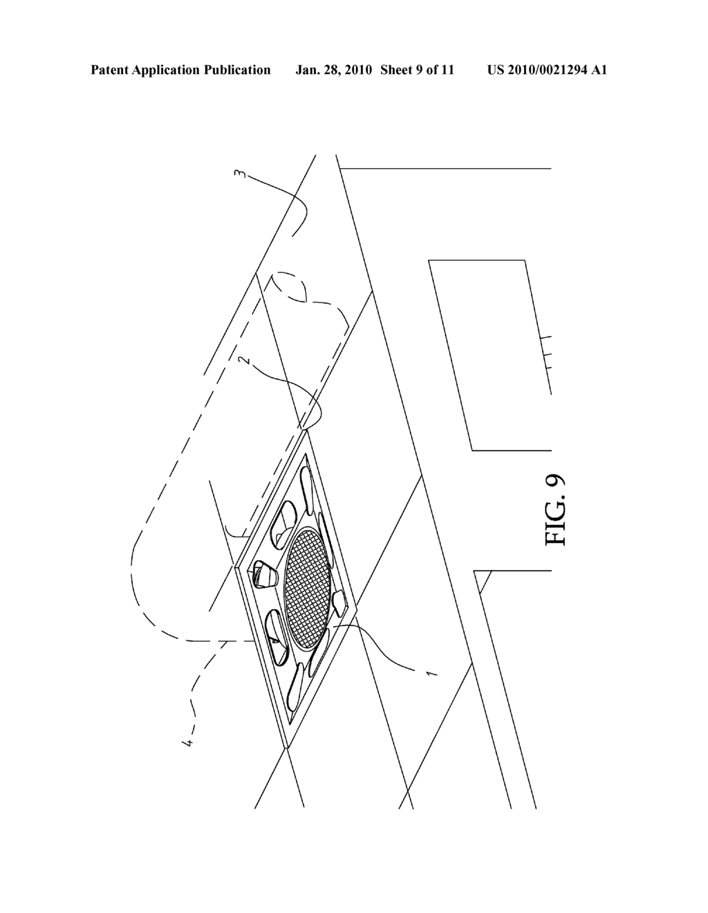 FAN STRUCTURE FOR MOUNTING IN A LIGHT STEEL STRUCTURE OF A CEILING - diagram, schematic, and image 10