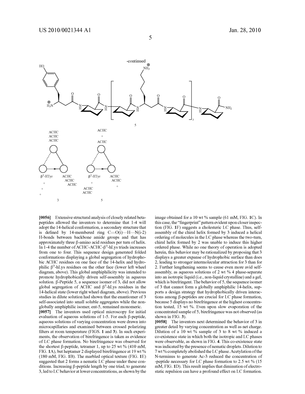 BETA-PEPTIDE LYOTROPIC LIQUID CRYSTALS AND METHODS OF MANUFACTURE AND USE THEREOF - diagram, schematic, and image 27