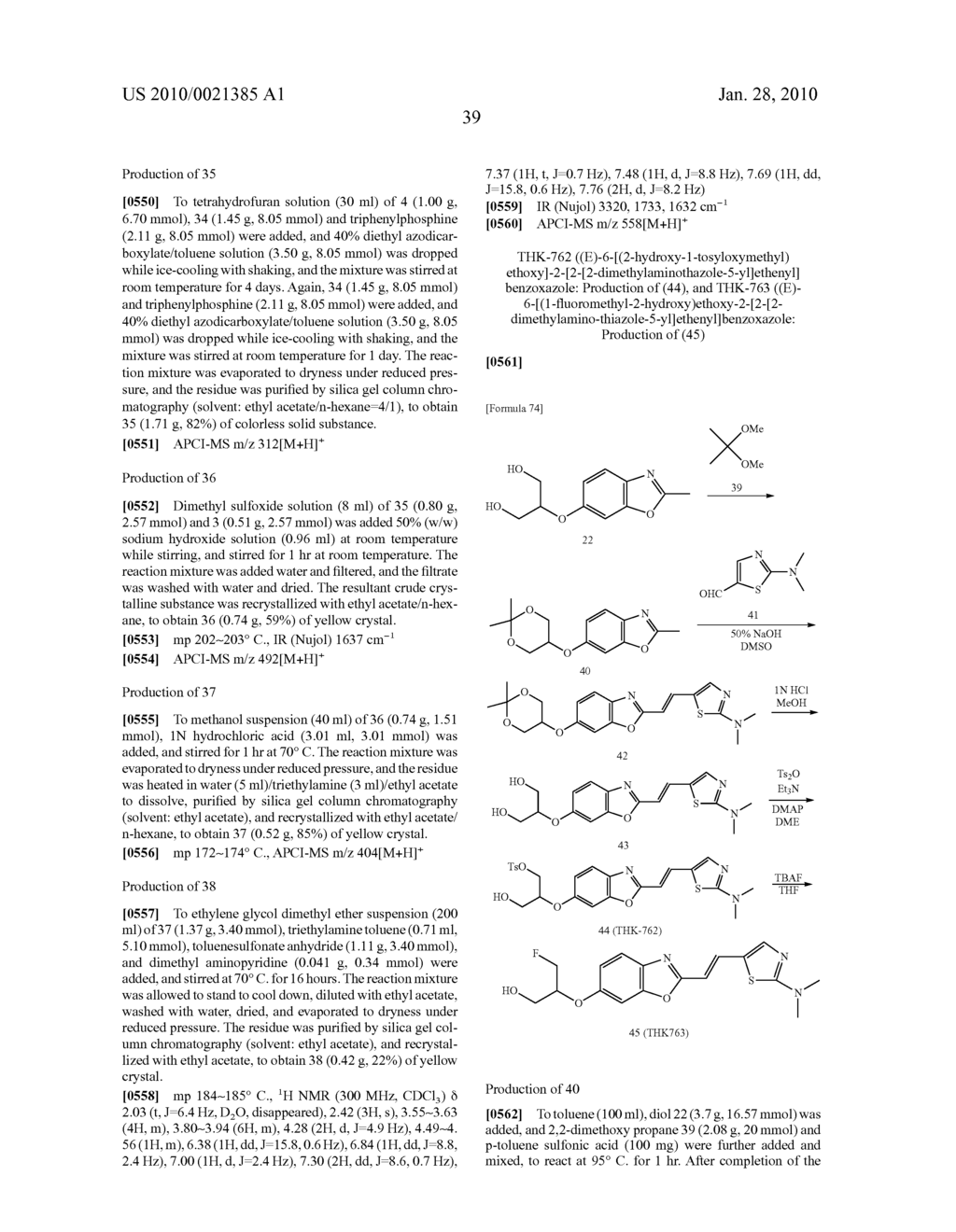 BENZOXAZOLE DERIVATIVES - diagram, schematic, and image 65