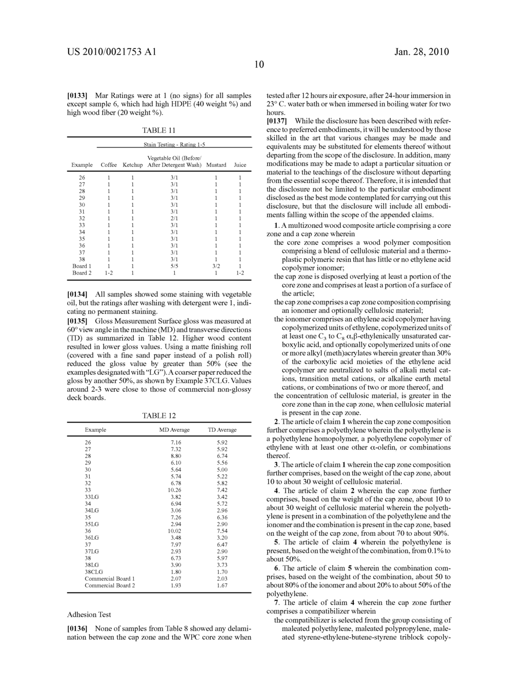 MULTIZONE WOOD POLYMER COMPOSITE ARTICLE - diagram, schematic, and image 11