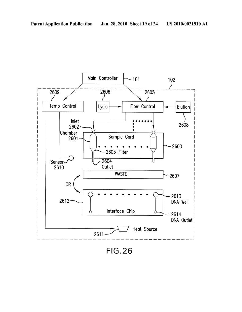 Methods and Systems for Microfluidic DNA Sample Preparation - diagram, schematic, and image 20