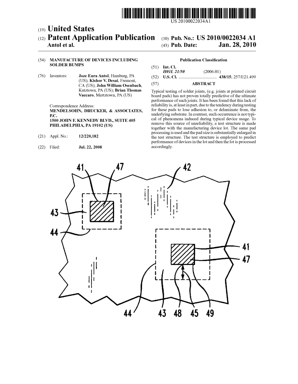 Manufacture of devices including solder bumps - diagram, schematic, and image 01