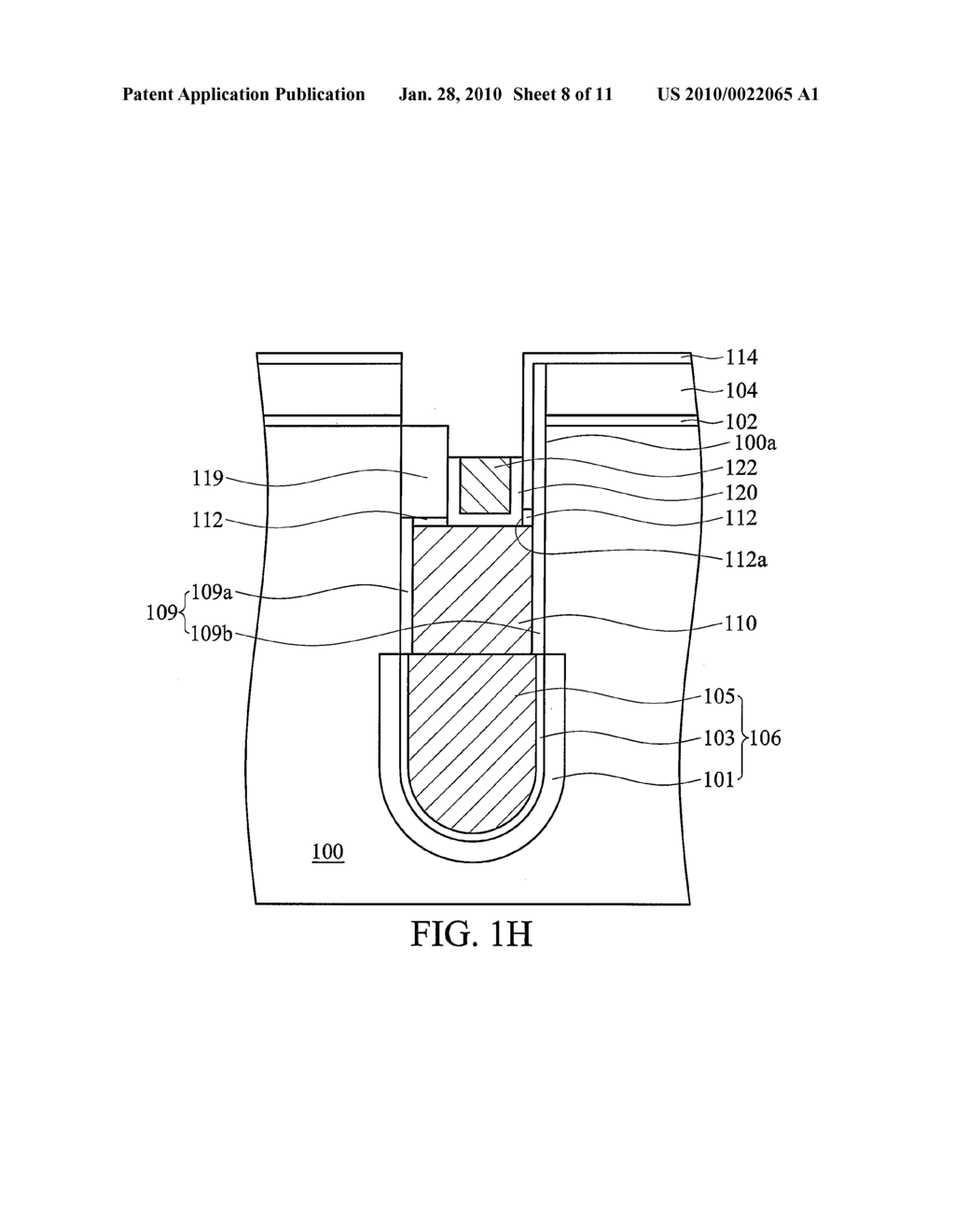 DEEP TRENCH DEVICE WITH SINGLE SIDED CONNECTING STRUCTURE AND FABRICATION METHOD THEREOF - diagram, schematic, and image 09