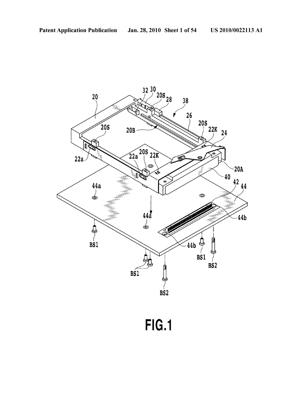 CONNECTOR FOR CONNECTION TO A MODULE BOARD - diagram, schematic, and image 02